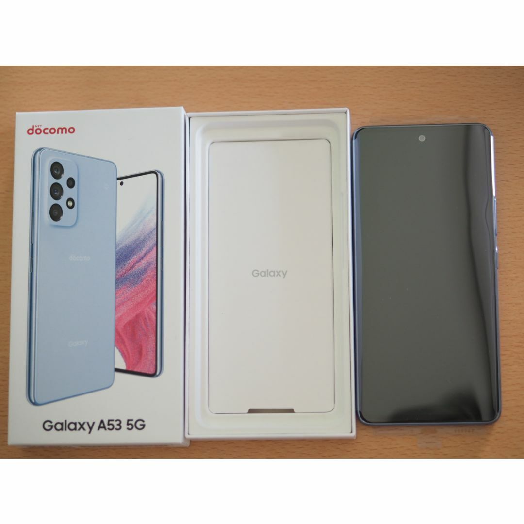 新品未使用 Galaxy A53 5G SC-53 オーサムブルー 128GB