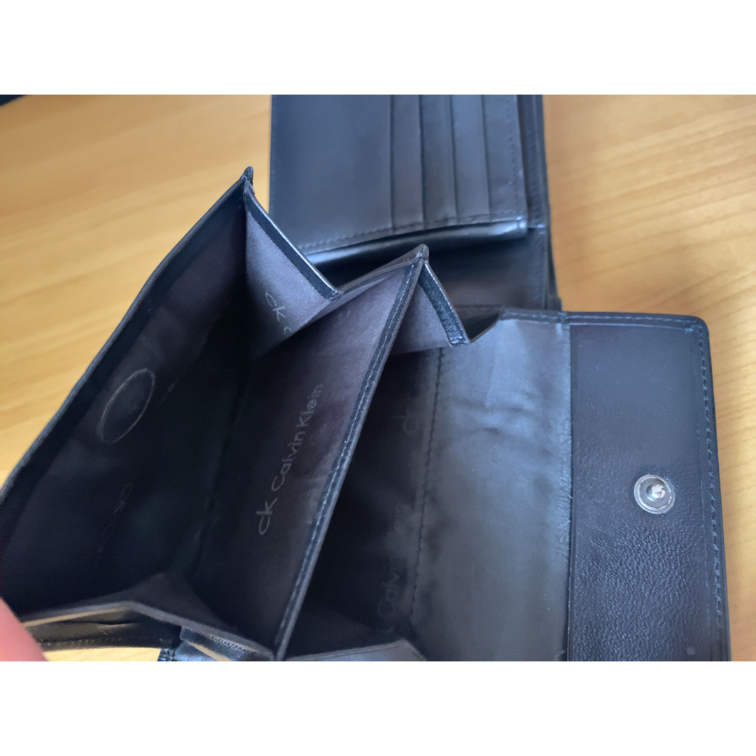 Calvin Klein - CK Calvin Klein 折り財布 二つ折り財布 黒 ブラック