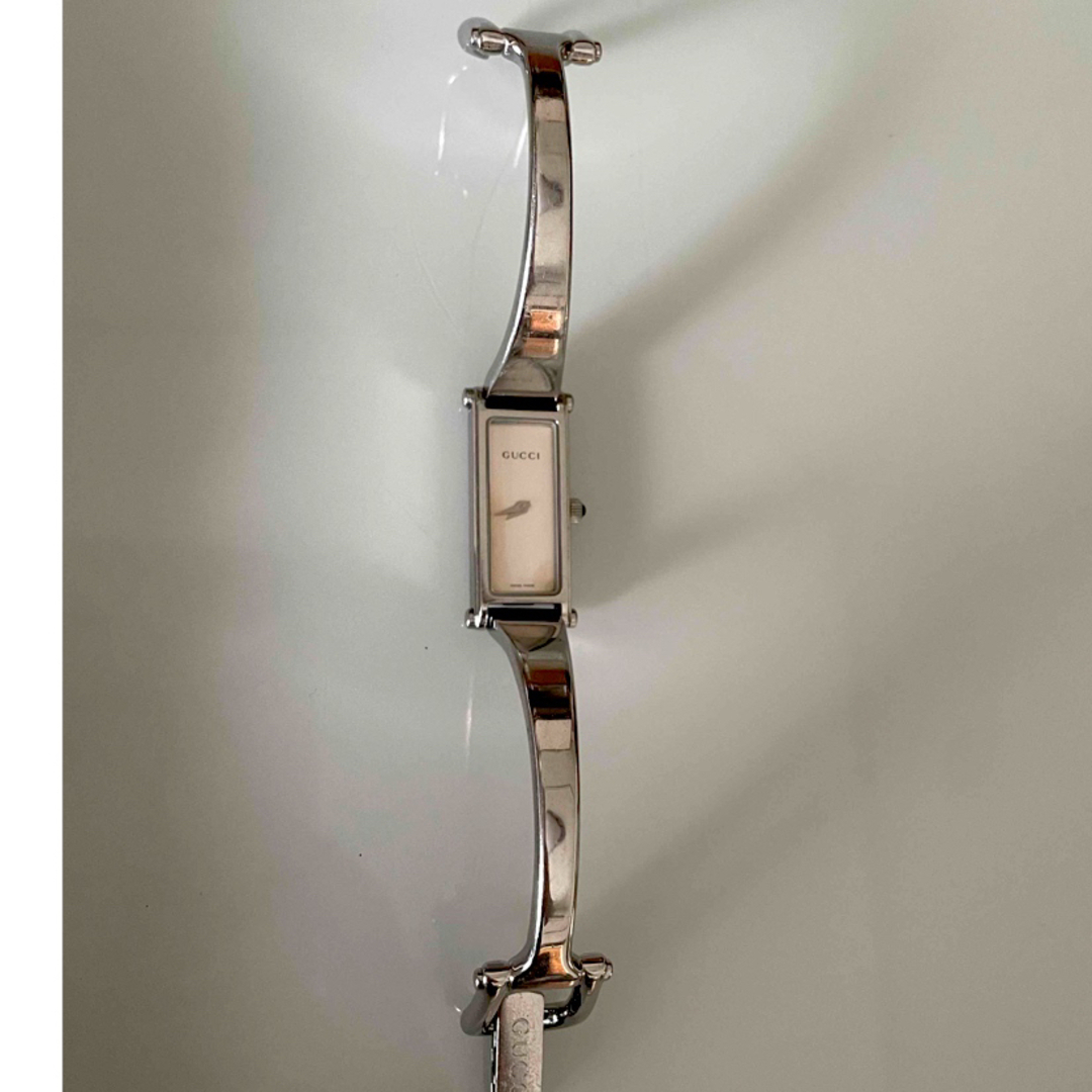 Gucci - GUCCI グッチ 腕時計 1500L シルバー レディース 電池交換済の