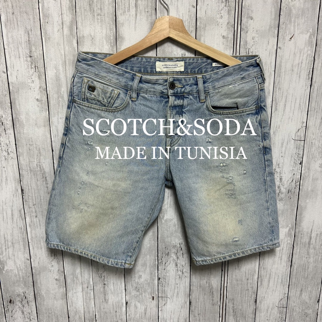 SCOTCH & SODA - SCOTCH&SODA ダメージユーズド加工デニムショート ...