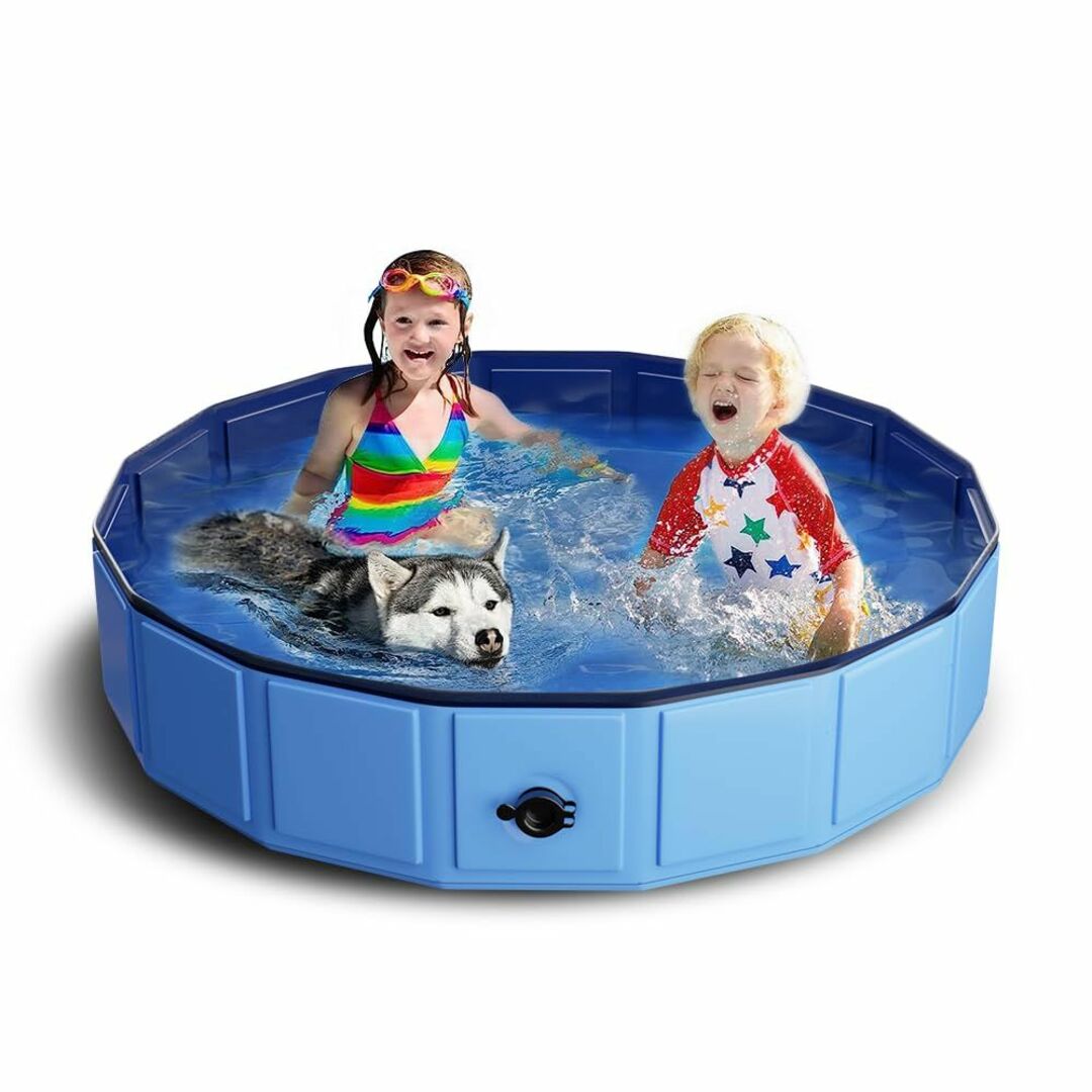 プール 子供用 ペット用 ベビープール 空気入れ不要 折り畳み式収納 水遊びプー