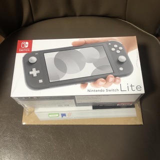ニンテンドースイッチ(Nintendo Switch)の【新品未開封】Nintendo Switch Liteグレー(家庭用ゲーム機本体)
