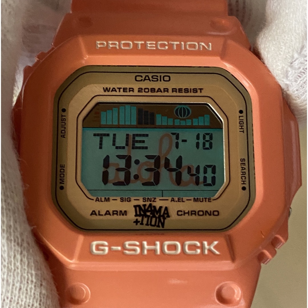 G-SHOCK(ジーショック)のコラボ/G-SHOCK/IN4MATION/限定/ブザービート/スピード/ピンク メンズの時計(腕時計(デジタル))の商品写真