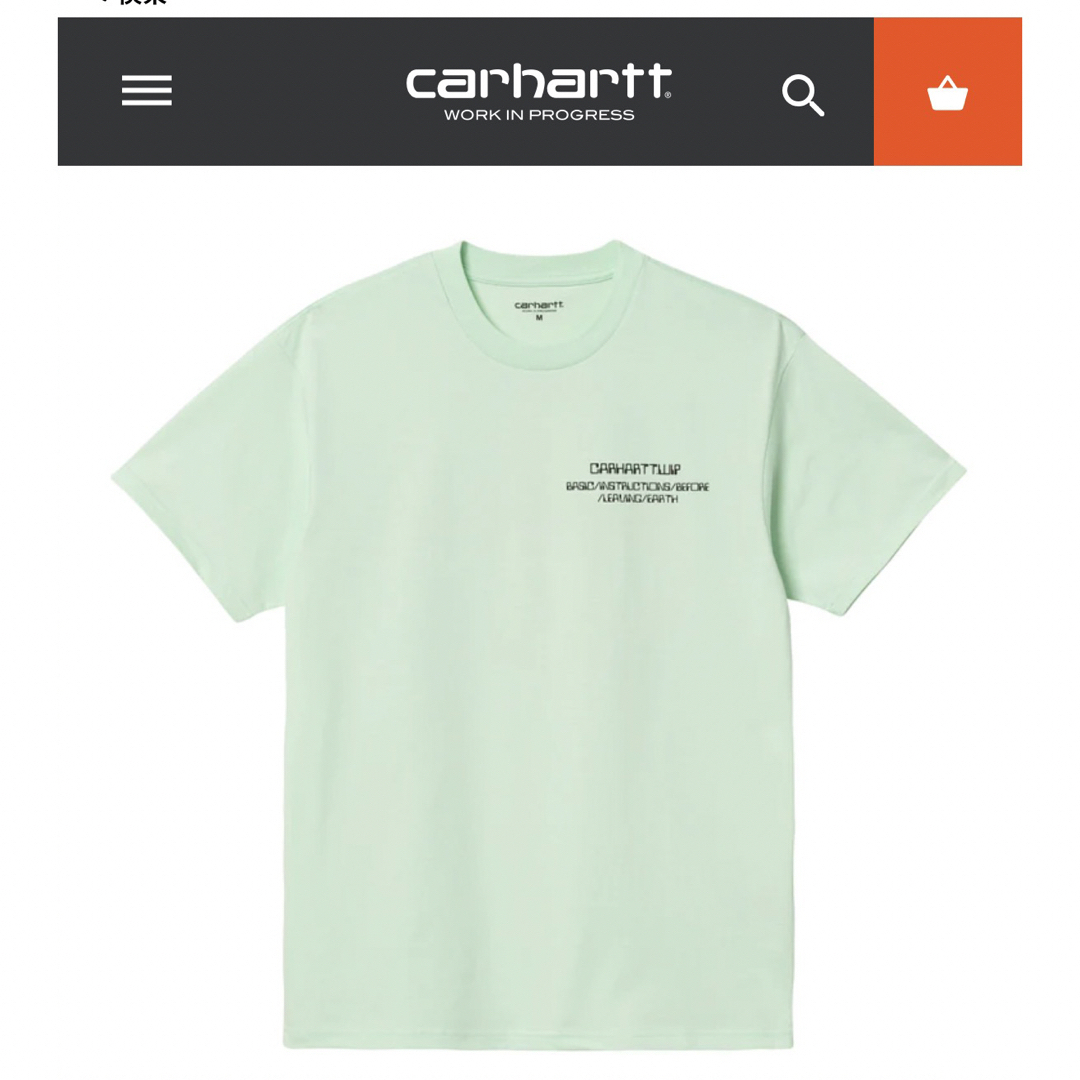 carhartt(カーハート)のカーハート　carhartt  tシャツ　プリントtシャツ メンズのトップス(Tシャツ/カットソー(半袖/袖なし))の商品写真