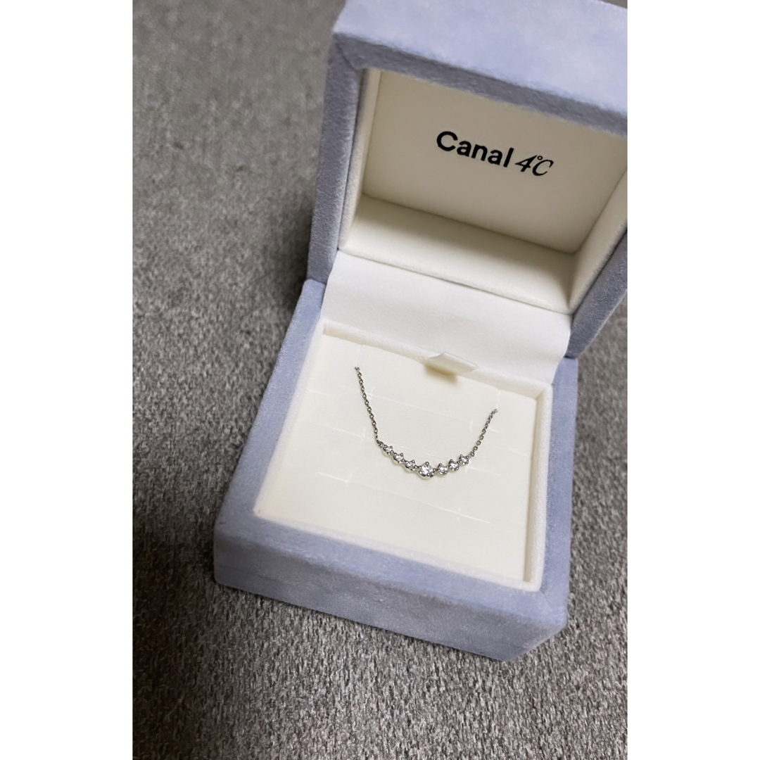 canal４℃(カナルヨンドシー)の4℃ プラチナネックレス レディースのアクセサリー(ネックレス)の商品写真