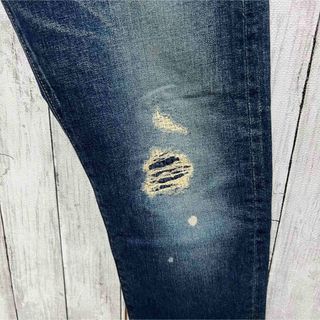 JAPAN BLUE JEANS - JAPAN BLUE JEANS ダメージ加工ストレッチデニム