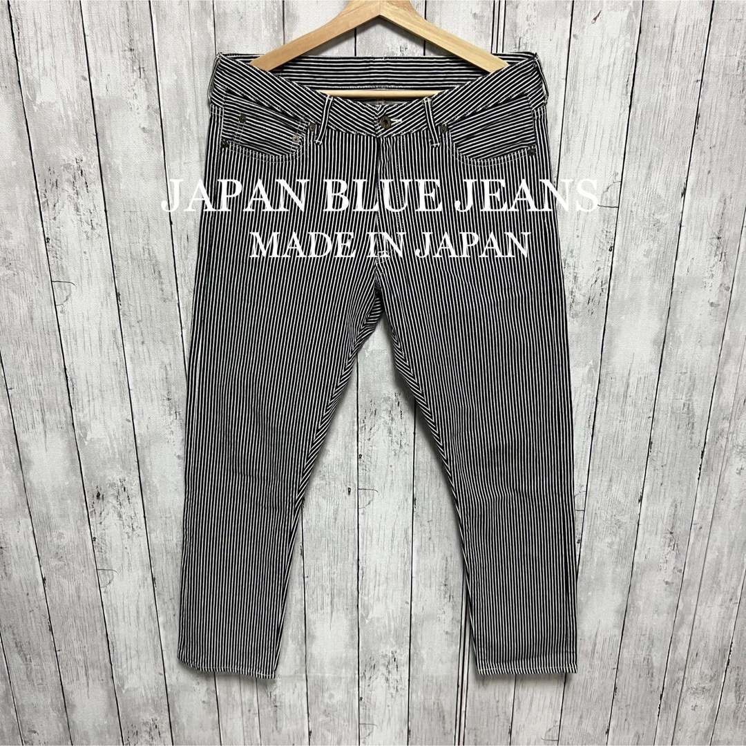 美品！JAPAN BLUE JEANSストライプパンツ！日本製！