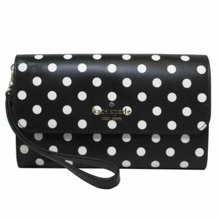 ケイトスペードニューヨーク(kate spade new york)の【新品】ギフトBOX付 ケイトスペード 長財布 K7234-001 ストラップ付(財布)