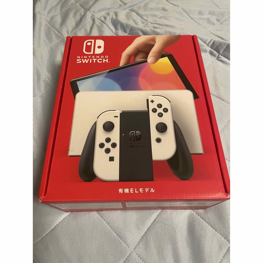 ポケットいっぱい 【美品】Switch本体有機EL JCホワイト ソフト付
