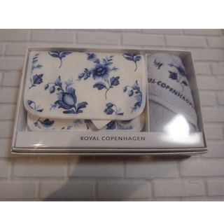 ロイヤルコペンハーゲン(ROYAL COPENHAGEN)のロイヤルコペンハーゲン　コペンハーゲン　タオルハンカチ+ポーチ(ハンカチ)