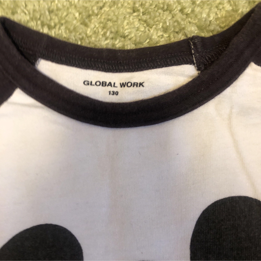 GLOBAL WORK(グローバルワーク)のグローバルワーク　レトロミッキー　ロンT 130 キッズ/ベビー/マタニティのキッズ服男の子用(90cm~)(Tシャツ/カットソー)の商品写真