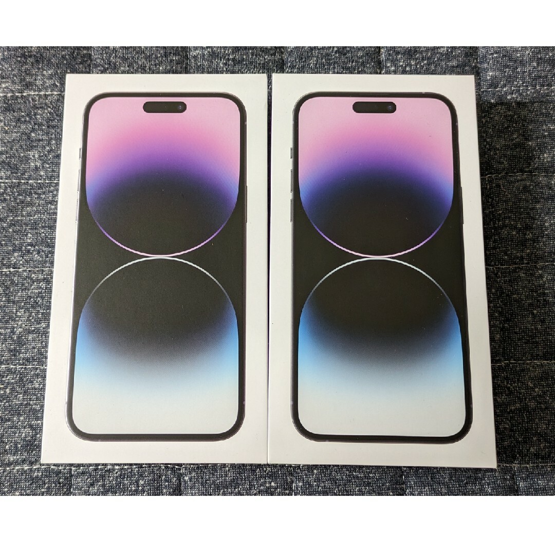 iPhone 14 pro max 256GB ディープパープル 2台スマートフォン本体