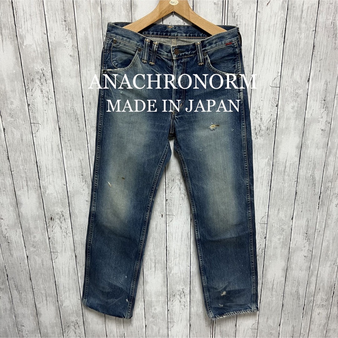 anachronorm(アナクロノーム)のANACHRONORM ユーズド加工ペインターデニム！日本製！ メンズのパンツ(デニム/ジーンズ)の商品写真