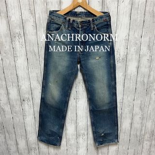 ANACHRONORM ユーズド加工ペインターデニム！日本製！日本製 - デニム ...