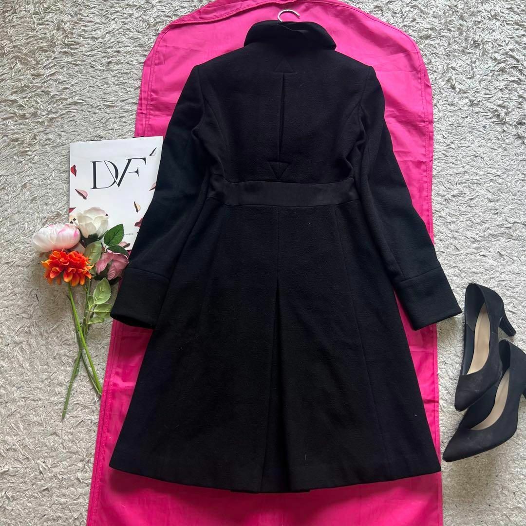良品】DIANEvonFURSTENBERG フリルコート ブラック 0 S | www
