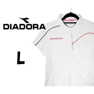 DIADORA - ディアドラ　テニスウェア　白　L　K00015