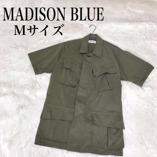 マディソンブルー(MADISONBLUE)のMADISON BLUE シャツ ジャケット サファリ ミリタリー ブルゾン(ミリタリージャケット)