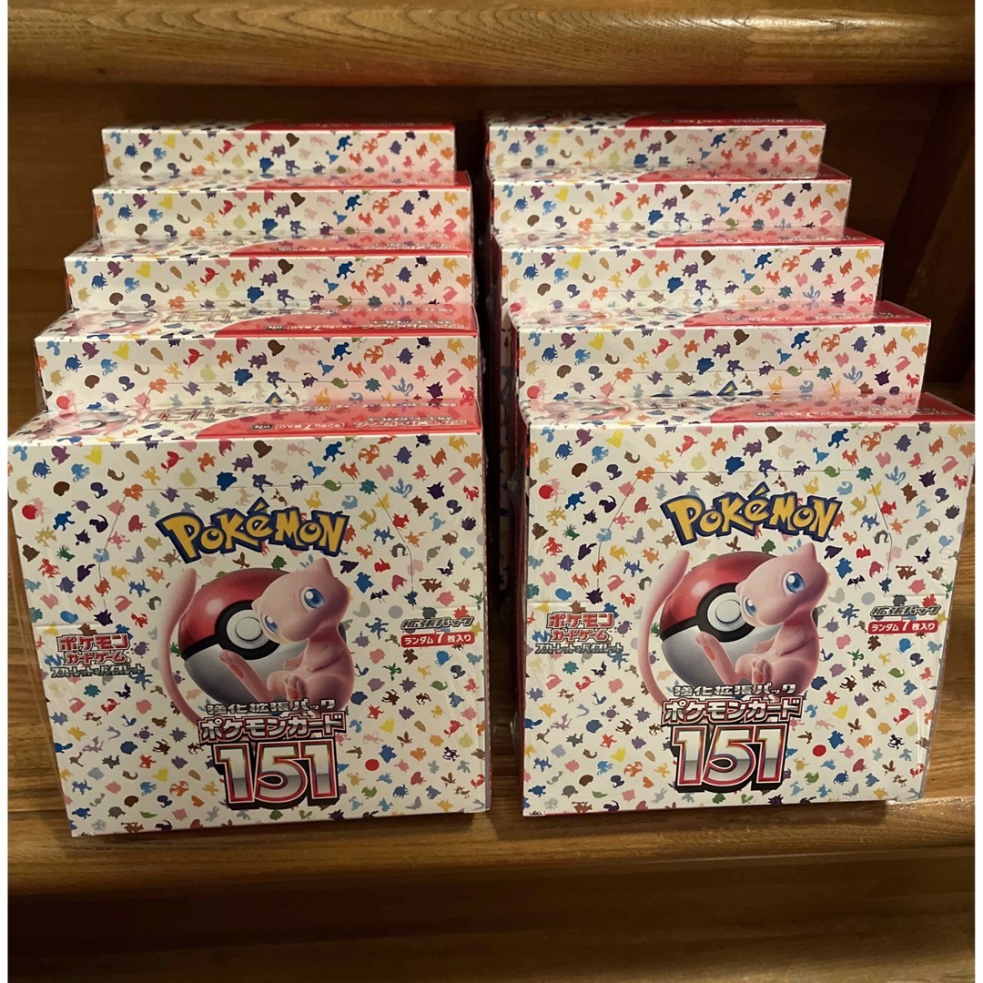 ポケモンカードゲーム151 シュリンク付き10box