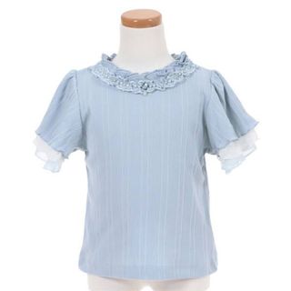 アクシーズファムキッズ(axes femme kids)のアクシーズファムキッズ　プチスタンドリブプルオーバー　120 新品(Tシャツ/カットソー)