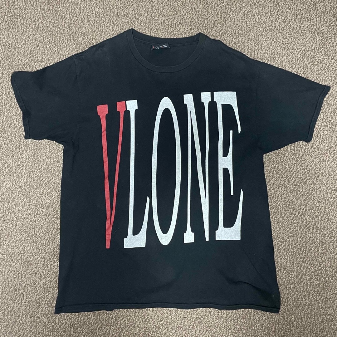 VLONE Tシャツ　赤黒白　リバーシブル