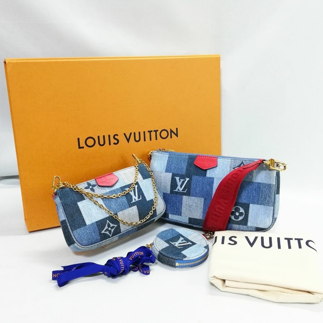 LOUIS VUITTON - 【美品】ルイ・ヴィトン（モノグラムデニム） アクセ ...