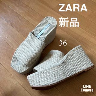 ザラ(ZARA)のZARA ザラ　ミュール　新品　36(ミュール)