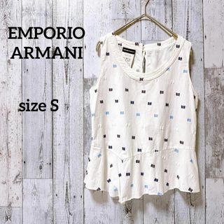 エンポリオアルマーニ(Emporio Armani)のエンポリオアルマーニ【EMPORIO ARMANI】ノースリーブ　ブラウス(シャツ/ブラウス(半袖/袖なし))