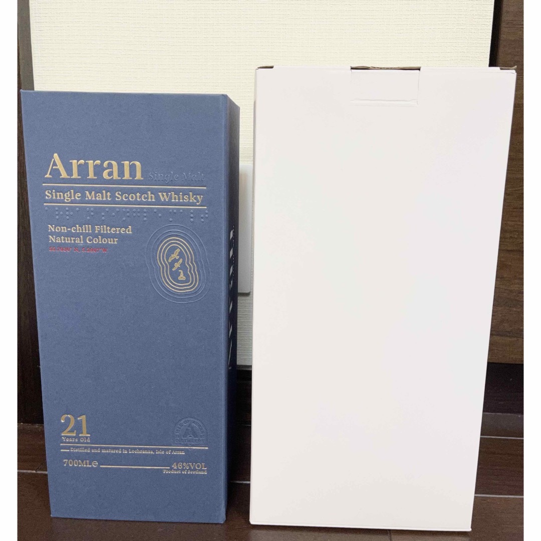 アラン21年と25年の2本セット　Arran  シングルモルト ウィスキー 食品/飲料/酒の酒(ウイスキー)の商品写真