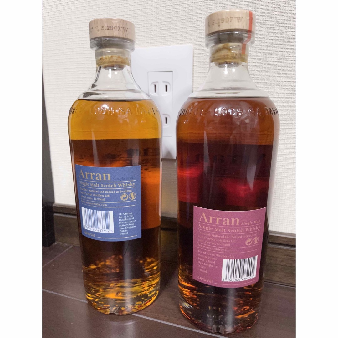 アラン21年と25年の2本セット　Arran  シングルモルト ウィスキー 食品/飲料/酒の酒(ウイスキー)の商品写真