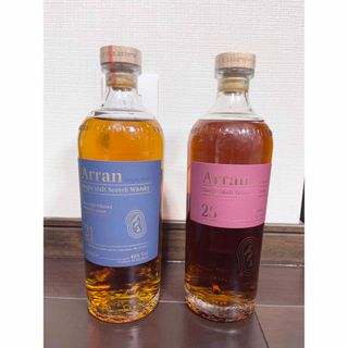 アラン21年と25年の2本セット　Arran  シングルモルト ウィスキー(ウイスキー)