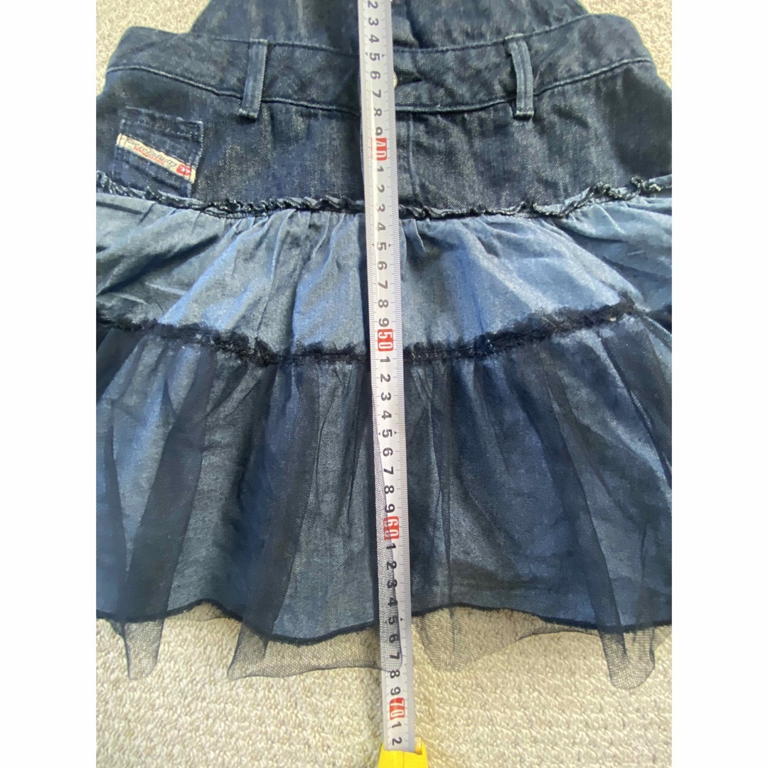 DIESEL(ディーゼル)のDIESEL キッズ　ジャンパースカート　フリル　8y キッズ/ベビー/マタニティのキッズ服女の子用(90cm~)(スカート)の商品写真
