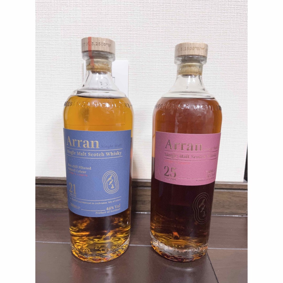 アラン18年　21年　25年の3本セット　Arran シングルモルト ウィスキー 食品/飲料/酒の酒(ウイスキー)の商品写真