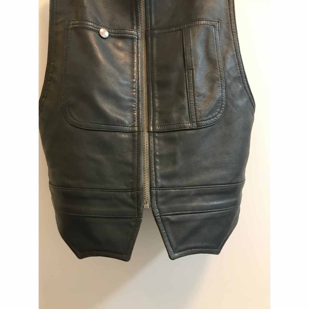 Facetasm ファセッタズム LEATHER ベスト シープレザージレベスト