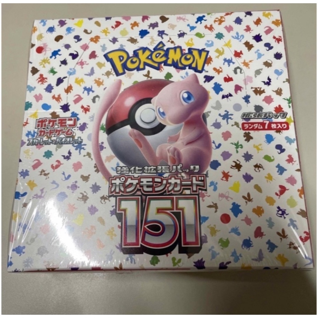 ポケモンカード　ポケカ　151 BOX シュリンク　納品書付 新品未開封