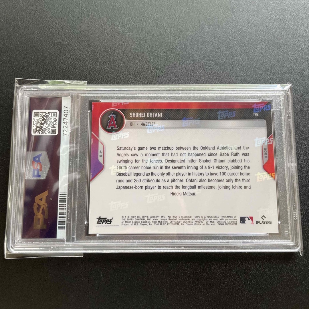 【PAS10 世界41枚】大谷翔平 100号HR カード topps now 【PAS10 世界41枚】大谷翔平 100号HR カード topps now