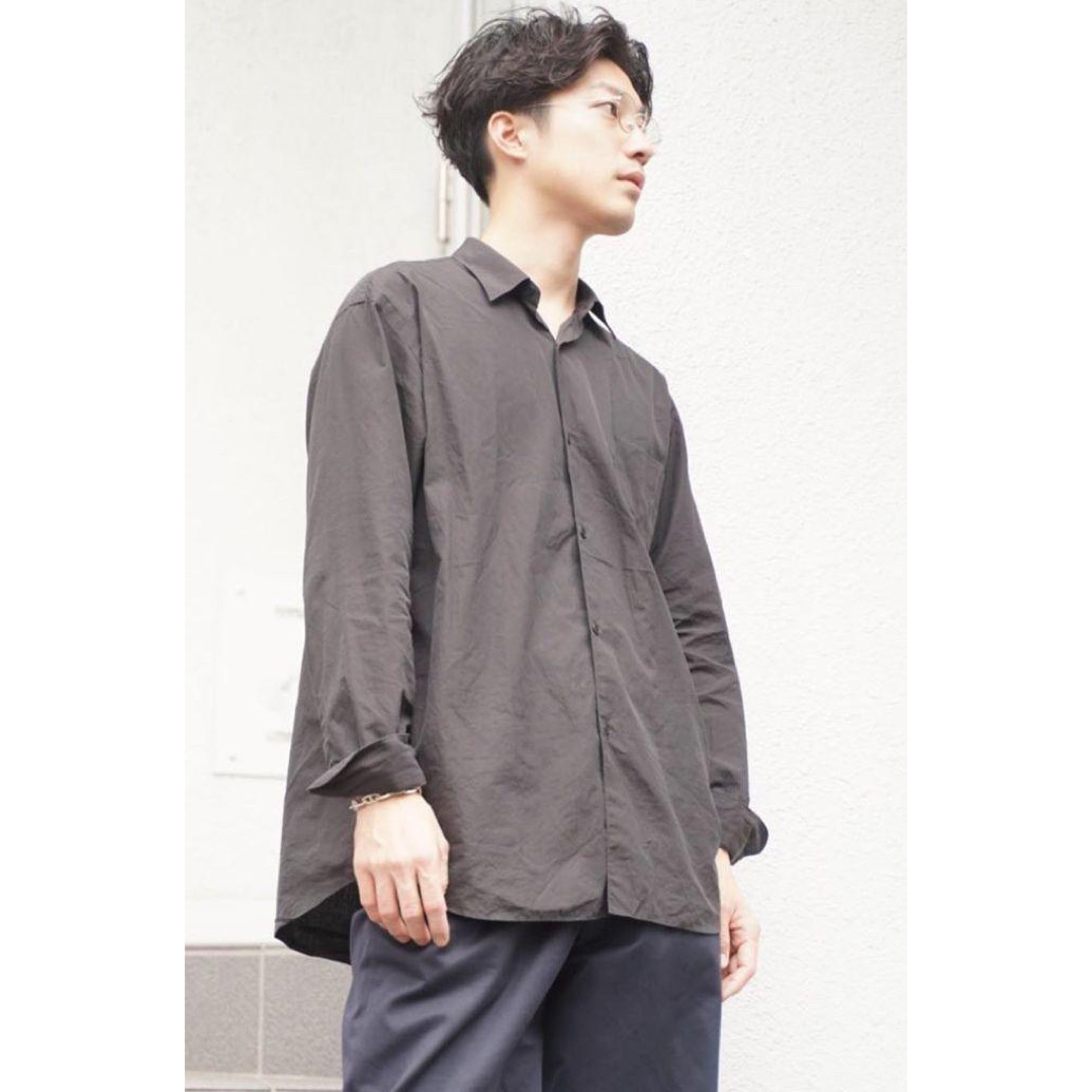 comoli コモリシャツ ブラック 19ss