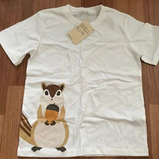 ムジルシリョウヒン(MUJI (無印良品))の新品　☆ 無印　リス　半袖　t 130 男の子　女の子(Tシャツ/カットソー)