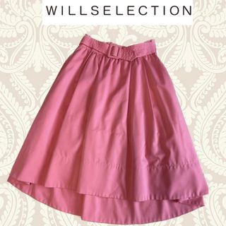 ウィルセレクション(WILLSELECTION)の膝丈スカート　Mサイズ　ウィルセレクション　WILLSELECTION(ひざ丈スカート)