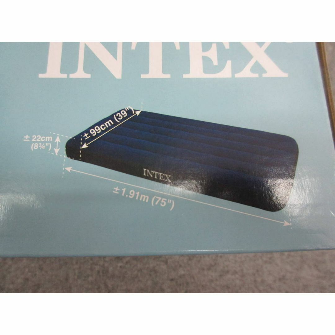 INTEX エアーベット シングルサイズ 送料込み スポーツ/アウトドアのアウトドア(寝袋/寝具)の商品写真