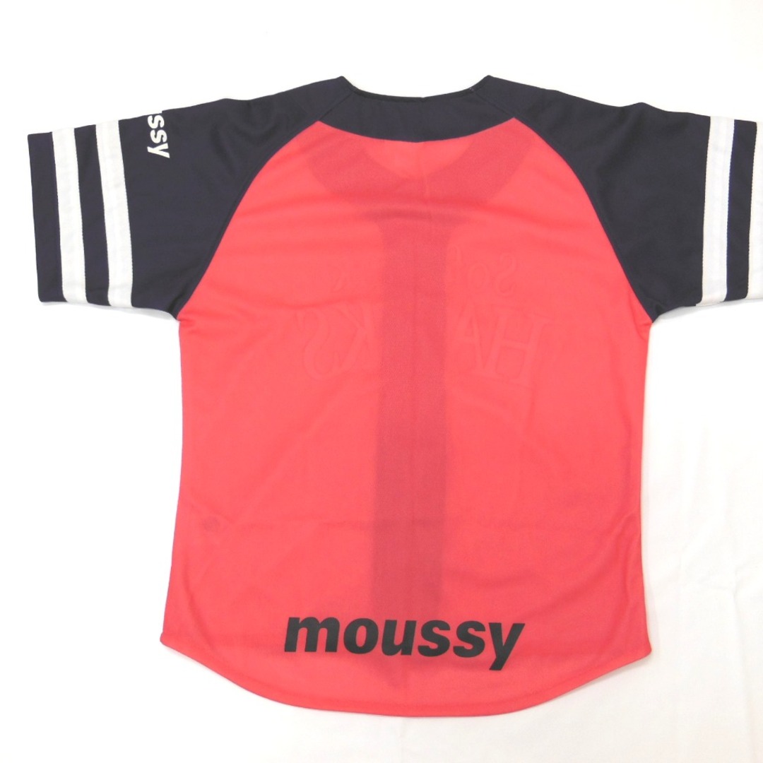 moussy(マウジー)のマウジー 半袖シャツ 応援ユニフォーム 福岡ソフトバンクホークス タカガール 2013 #M レディース MOUSSY NGH15 中古 スポーツ/アウトドアの野球(ウェア)の商品写真