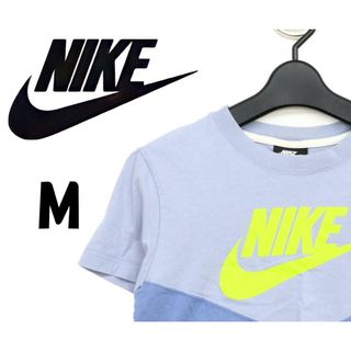 ナイキ(NIKE)のナイキ　ショート丈Ｔシャツ　青　M　F00071(Tシャツ(半袖/袖なし))