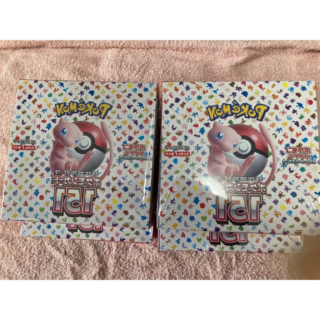 ポケモンカード151box未開封シュリンク付き4箱 - www.sorbillomenu.com