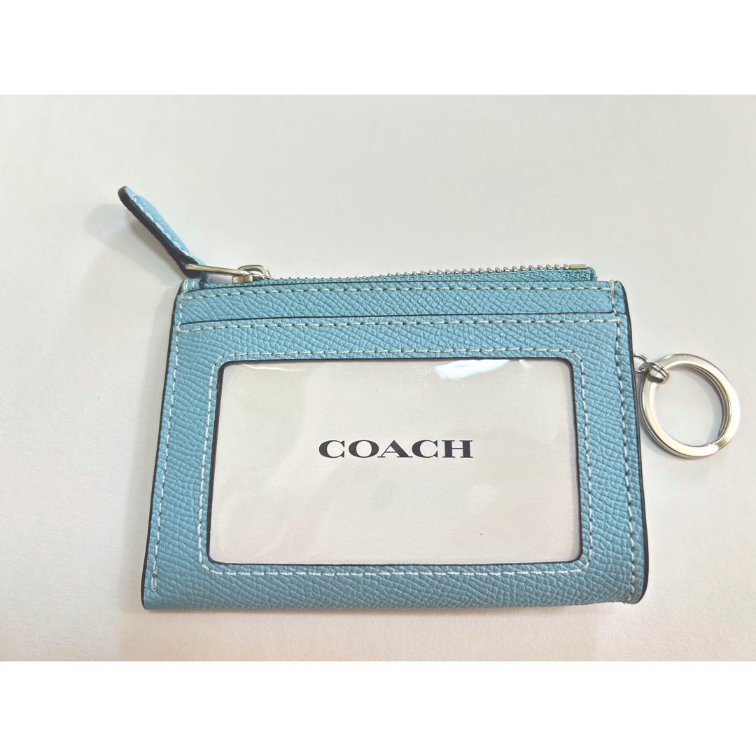 COACH(コーチ)のCOACHコインケース ブルー 新品✧︎自分へのご褒美 プレゼントに！.*・゜ レディースのファッション小物(コインケース)の商品写真