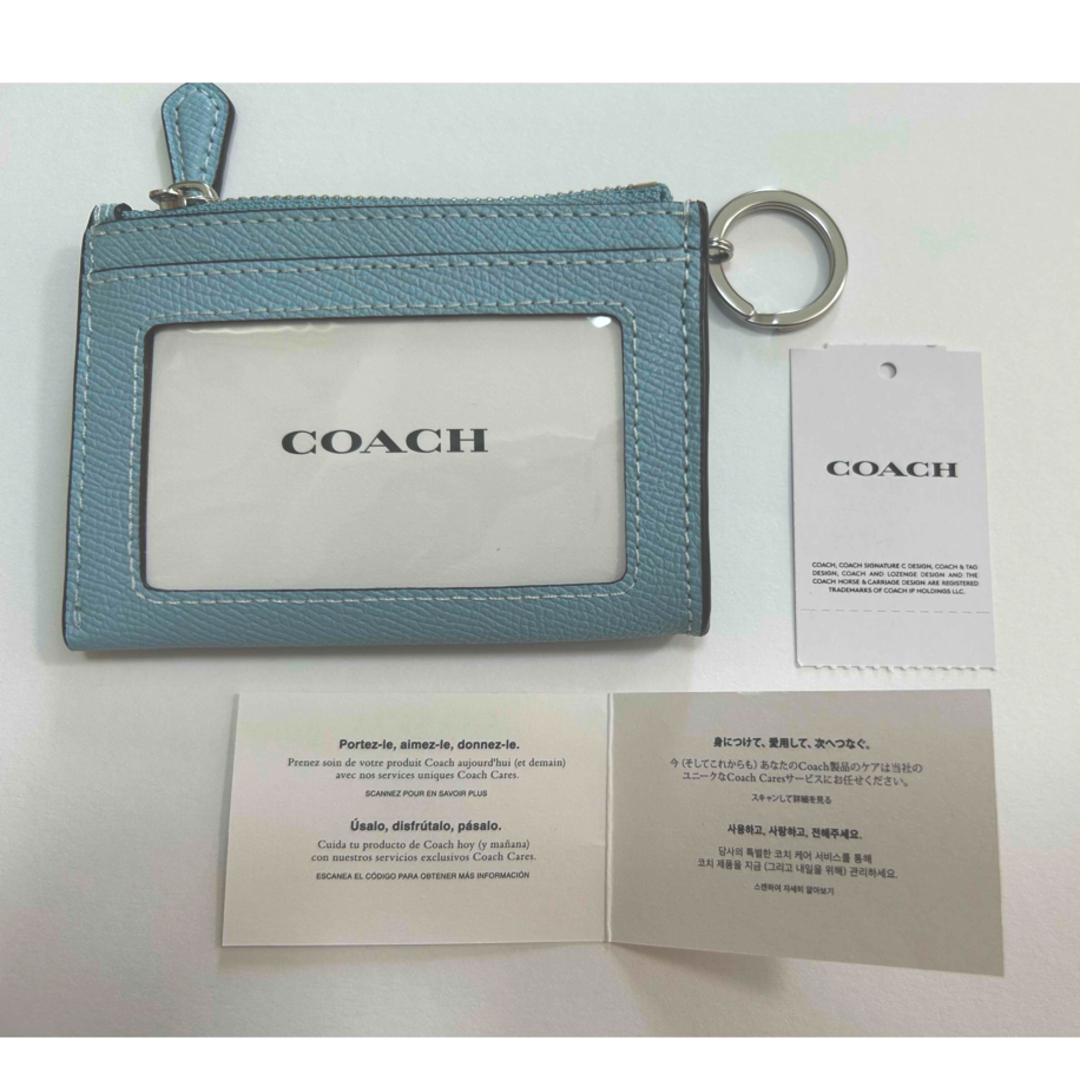 COACH(コーチ)のCOACHコインケース ブルー 新品✧︎自分へのご褒美 プレゼントに！.*・゜ レディースのファッション小物(コインケース)の商品写真