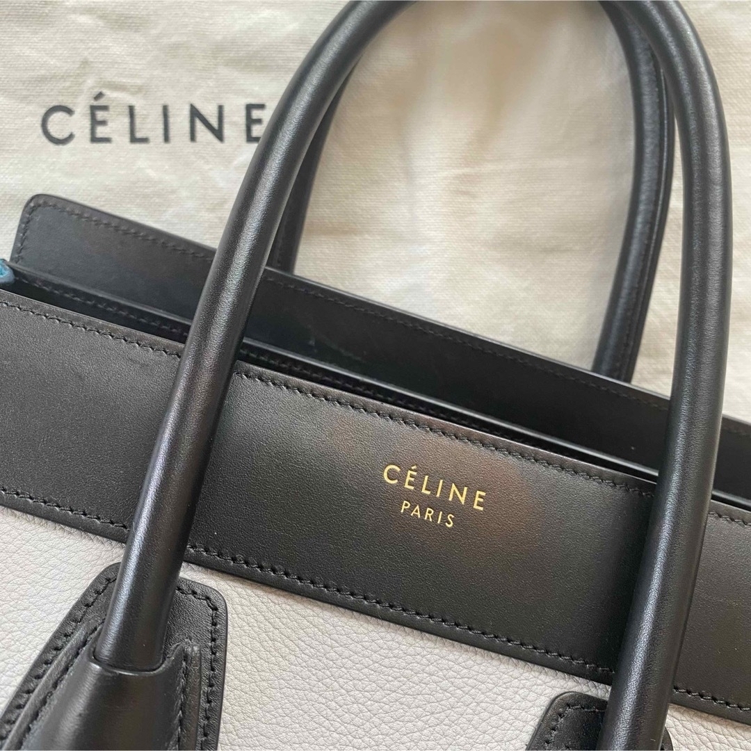 celine(セリーヌ)の✿CELINE✿ラゲージ マイクロショッパー トリコロール レディースのバッグ(ハンドバッグ)の商品写真