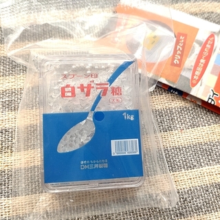 バンダイ(BANDAI)のDM三井製糖 スプーン印「砂糖 シャカシャカクリップチャーム」白ザラ糖 １点(その他)