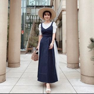 エイミーイストワール　charm denim dress  デニムワンピース