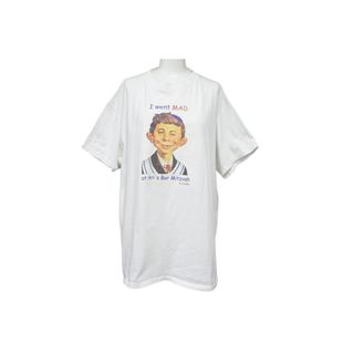 MAD magazine マッド マガジン 半袖Ｔシャツ トップス 00s コットン ホワイト サイズXL 美品 中古 52083(Tシャツ(半袖/袖なし))