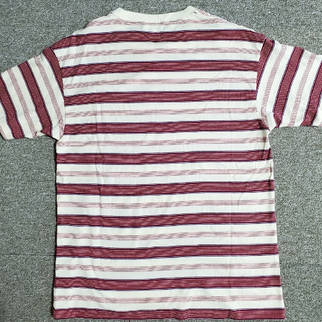 TENDERLOIN(テンダーロイン)のTimeworn ブッチャープロダクツ ATLAST ボーダーTシャツ 40 メンズのトップス(Tシャツ/カットソー(半袖/袖なし))の商品写真