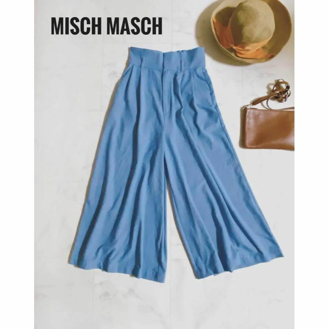 MISCH MASCH(ミッシュマッシュ)のミッシュマッシュ【MISCH MASCH】ウエストリボンタックパンツ レディースのパンツ(バギーパンツ)の商品写真